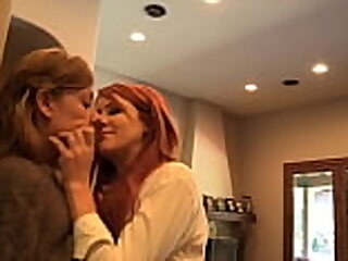red-haired MILF lesbian